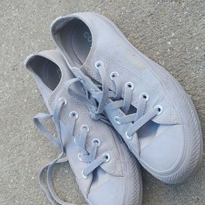 Womens lilac holographic converse